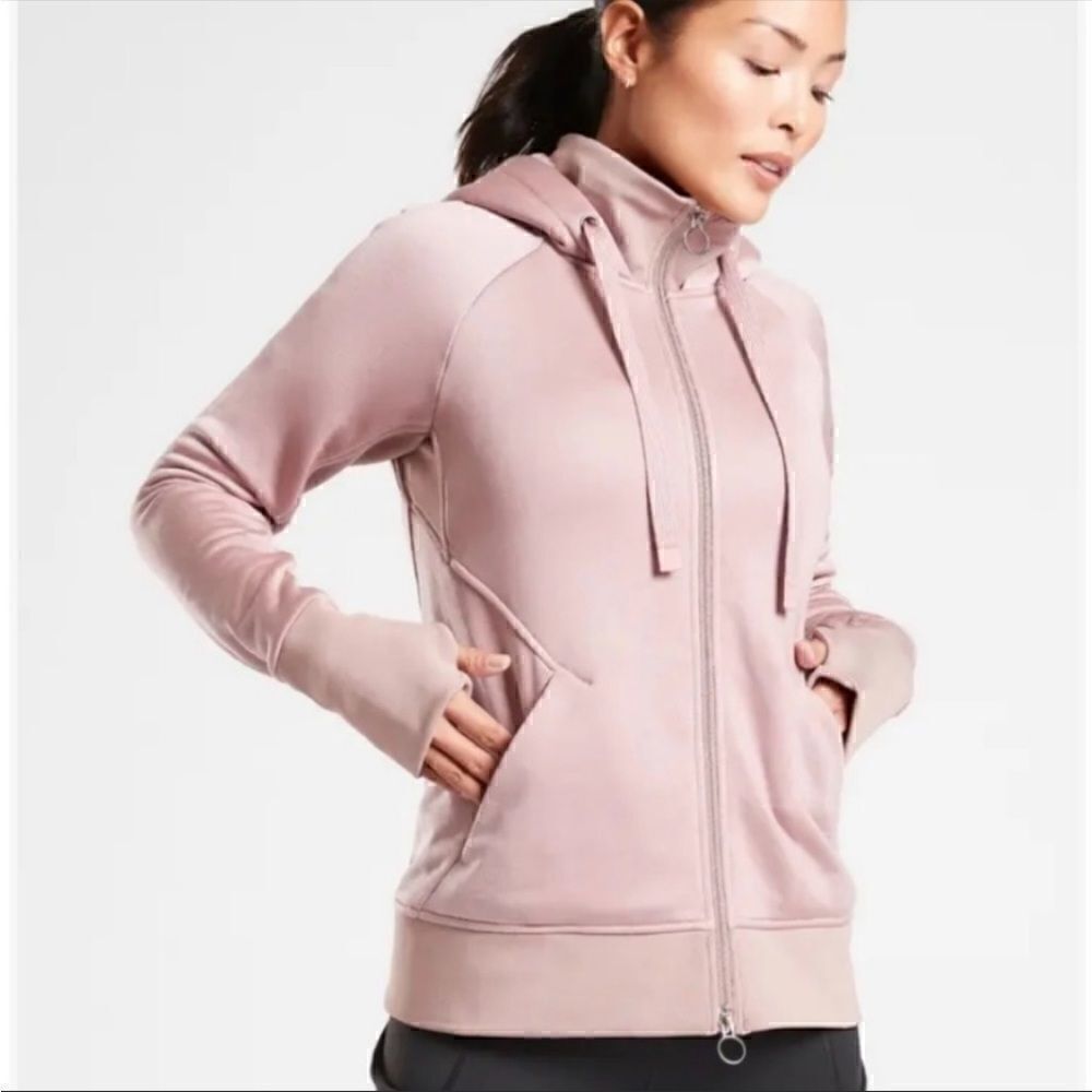 Athleta Triumph Luxe Hoodie Women Size M